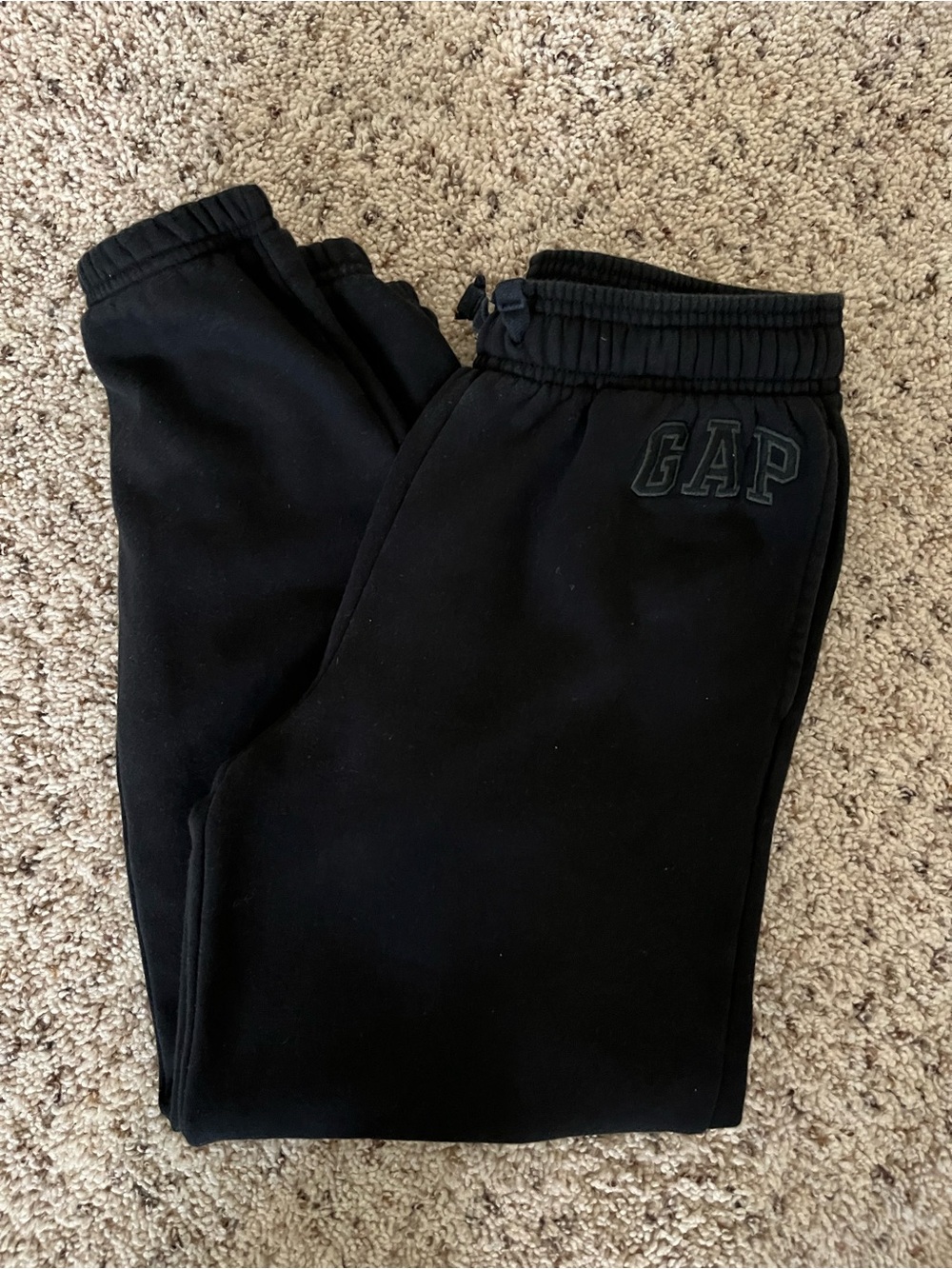 Gap Boys Black Sweatpants Large Jogger Pants